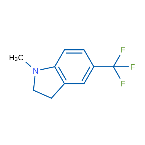 1-Methyl-5-(trifluoromethyl)indoline 1g