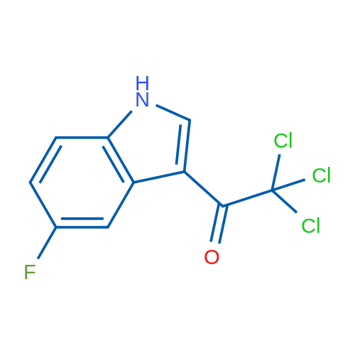 2,2,2-Trichloro-1-(5-fluoro-1H-indol-3-yl)ethanone 1g