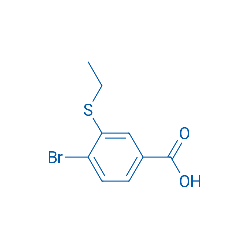 4-Bromo-3-(Ethylsulfanyl)benzoic acid 1g