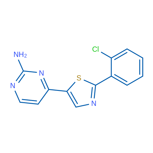 4-[2-(2-Chlorophenyl)-1,3-thiazol-5-yl]pyrimidin-2-amine 1g