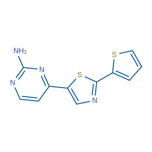 4-[2-(Thiophen-2-yl)-1,3-thiazol-5-yl]pyrimidin-2-amine 1g