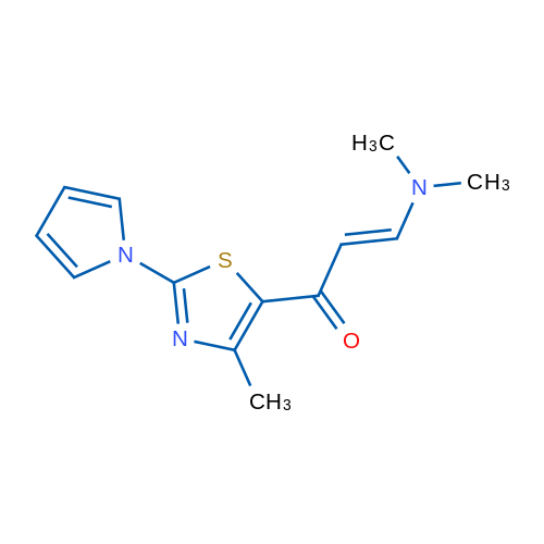 3-(Dimethylamino)-1-[4-methyl-2-(1H-pyrrol-1-yl)-1,3-thiazol-5-yl]prop-2-en-1-one 1g