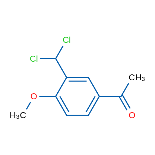 1-(3-(Dichloromethyl)-4-methoxyphenyl)ethanone 250mg