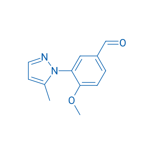 4-Methoxy-3-(5-methyl-1H-pyrazol-1-yl)benzaldehyde 1g