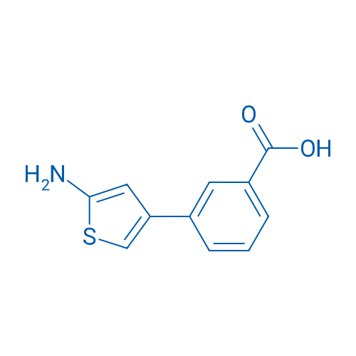 3-(5-Aminothiophen-3-yl)benzoic acid 250mg