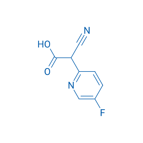 2-Cyano-2-(5-fluoropyridin-2-yl)acetic acid 1g