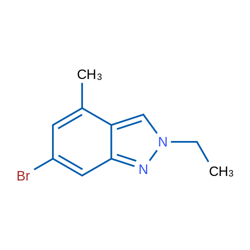 6-Bromo-2-ethyl-4-methyl-2H-indazole 1g
