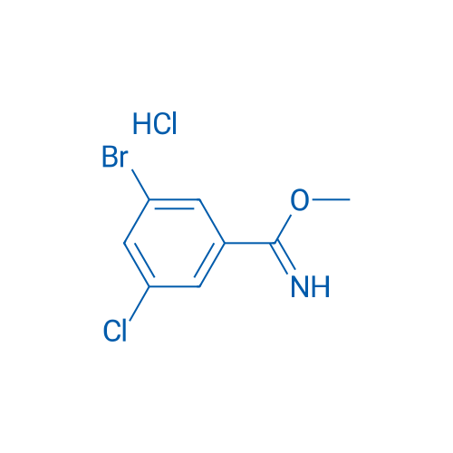 Methyl 3-bromo-5-chlorobenzimidate hydrochloride 250mg