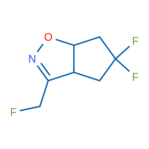 5,5-Difluoro-3-(fluoromethyl)-4,5,6,6a-tetrahydro-3aH-cyclopenta[d]isoxazole 1g