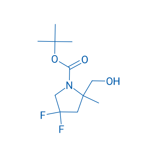 tert-Butyl 4,4-difluoro-2-(hydroxymethyl)-2-methylpyrrolidine-1-carboxylate 250mg