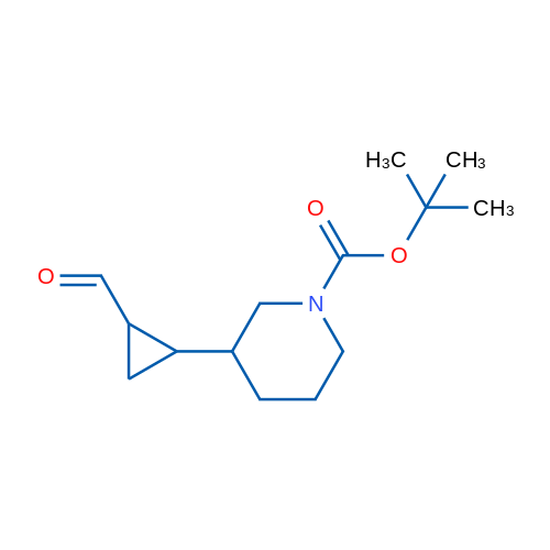 tert-Butyl 3-(2-formylcyclopropyl)piperidine-1-carboxylate 1g