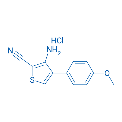 3-Amino-4-(4-methoxyphenyl)thiophene-2-carbonitrile hydrochloride 1g