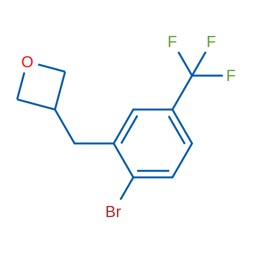 3-(2-Bromo-5-(trifluoromethyl)benzyl)oxetane 1g