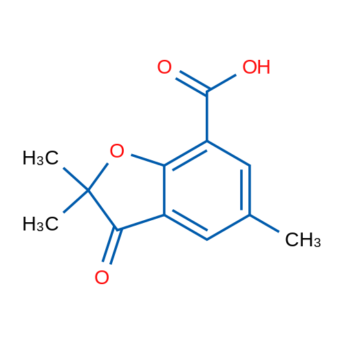 2,2,5-Trimethyl-3-oxo-2,3-dihydrobenzofuran-7-carboxylic acid 1g
