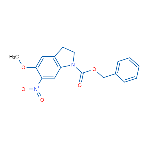 Benzyl 5-methoxy-6-nitroindoline-1-carboxylate 1g