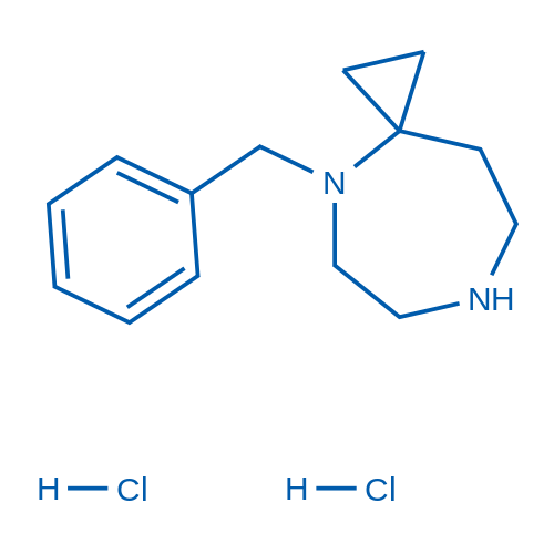 4-Benzyl-4,7-diazaspiro[2.6]nonane dihydrochloride 1g