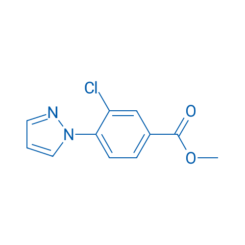 Methyl 3-chloro-4-(1H-pyrazol-1-yl)benzoate 1g