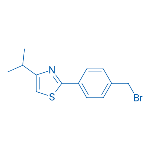 2-(4-(Bromomethyl)phenyl)-4-isopropylthiazole 1g