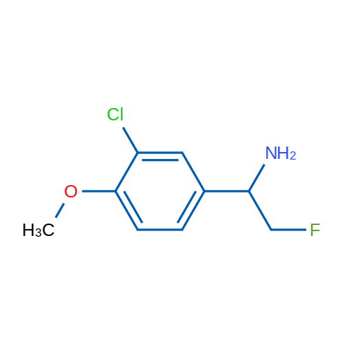 1-(3-Chloro-4-methoxyphenyl)-2-fluoroethan-1-amine 1g