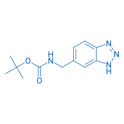 tert-Butyl ((1H-benzo[d][1,2,3]triazol-6-yl)methyl)carbamate 250mg