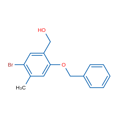 [2-(Benzyloxy)-5-bromo-4-methylphenyl]methanol 1g