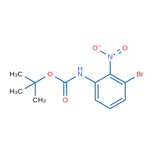 tert-Butyl (3-bromo-2-nitrophenyl)carbamate 1g