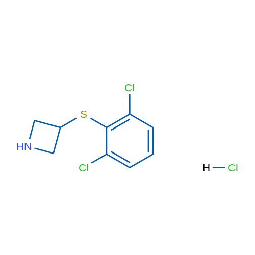 3-[(2,6-Dichlorophenyl)sulfanyl]azetidine hydrochloride 5g
