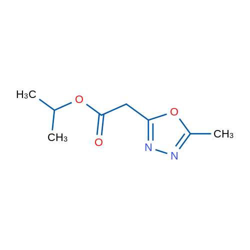 Propan-2-yl 2-(5-methyl-1,3,4-oxadiazol-2-yl)acetate 1g