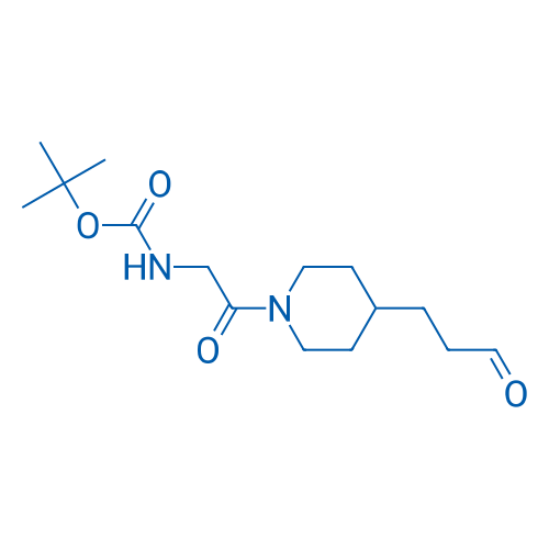 tert-Butyl N-{2-oxo-2-[4-(3-oxopropyl)piperidin-1-yl]ethyl}carbamate 1g