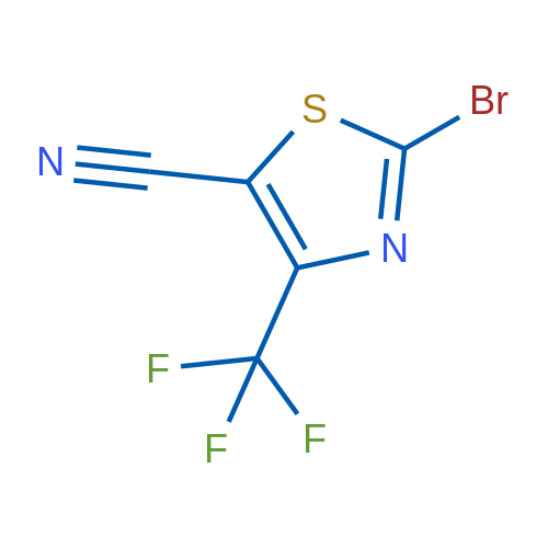 2-Bromo-4-(trifluoromethyl)thiazole-5-carbonitrile 1g