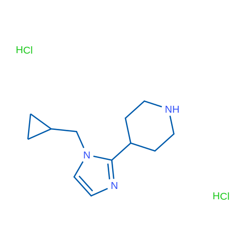 4-[1-(CYclopropylmethyl)-1h-imidazol-2-yl]piperidine dihydrochloride 250mg