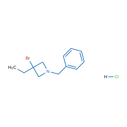 1-Benzyl-3-bromo-3-ethylazetidine hydrochloride 1g