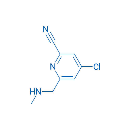 4-Chloro-6-((methylamino)methyl)picolinonitrile 1g