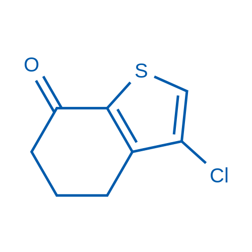 3-Chloro-5,6-dihydrobenzo[b]thiophen-7(4H)-one 1g