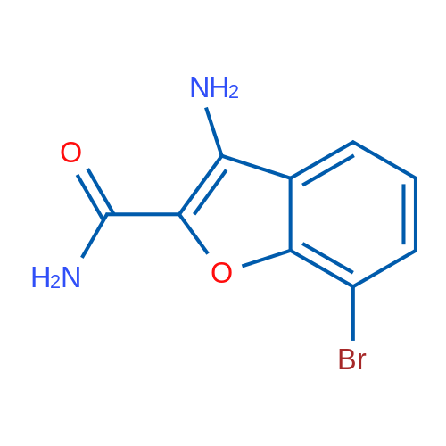 3-Amino-7-bromobenzofuran-2-carboxamide 1g