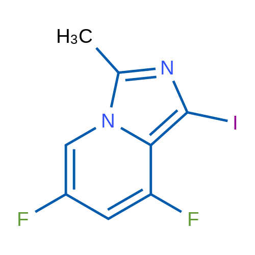 6,8-Difluoro-1-iodo-3-methylimidazo[1,5-a]pyridine 1g