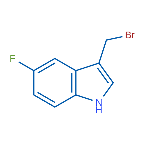 3-(Bromomethyl)-5-fluoro-1H-indole 1g