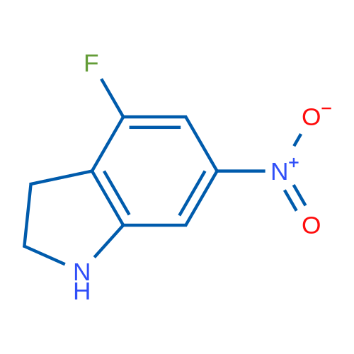 4-Fluoro-6-nitroindoline 1g