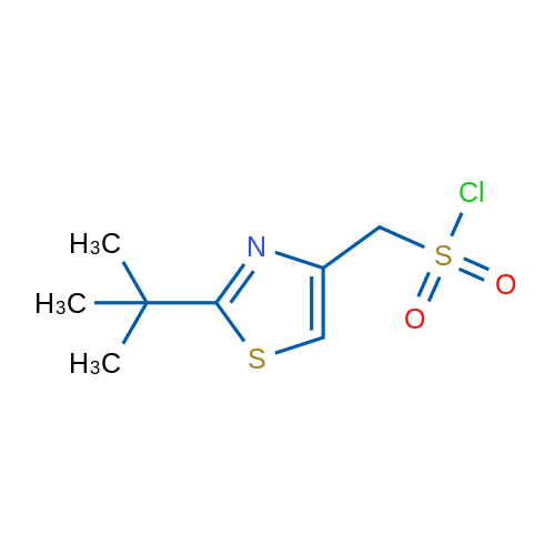 (2-tert-Butyl-1,3-thiazol-4-yl)methanesulfonyl chloride 1g