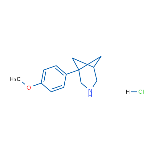 1-(4-Methoxyphenyl)-3-azabicyclo[3.1.1]heptane hydrochloride 1g