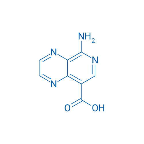 5-Aminopyrido[3,4-b]pyrazine-8-carboxylic acid 250mg