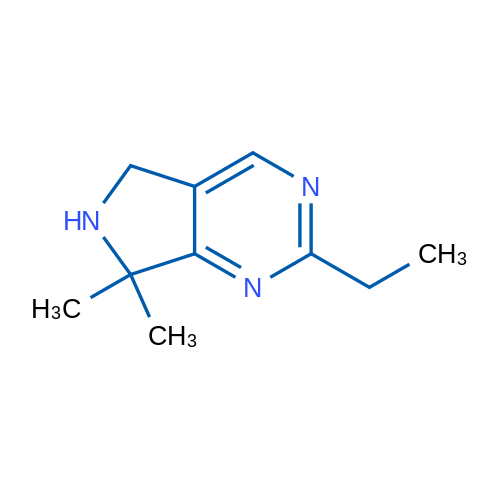 2-Ethyl-7,7-dimethyl-6,7-dihydro-5H-pyrrolo[3,4-d]pyrimidine 1g