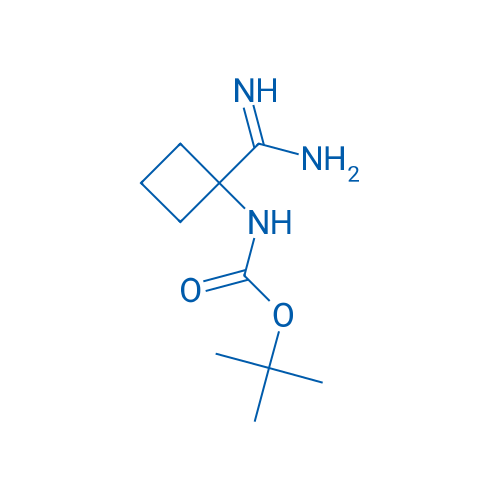 tert-Butyl N-(1-carbamimidoylcyclobutyl)carbamate 1g