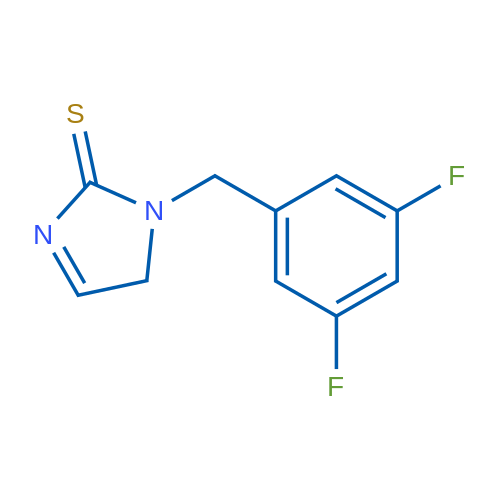 1-[(3,5-Difluorophenyl)methyl]-2,5-dihydro-1H-imidazole-2-thione 1g