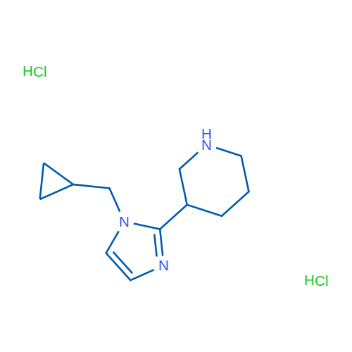 3-[1-(CYclopropylmethyl)-1h-imidazol-2-yl]piperidine dihydrochloride 1g
