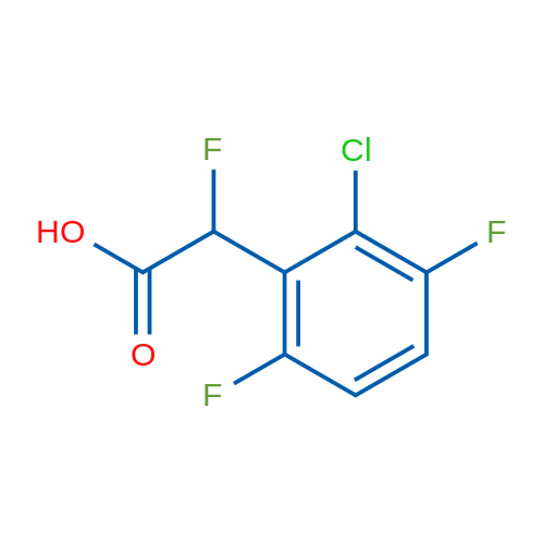 (2-Chloro-3,6-difluorophenyl)(fluoro)acetic acid 1g