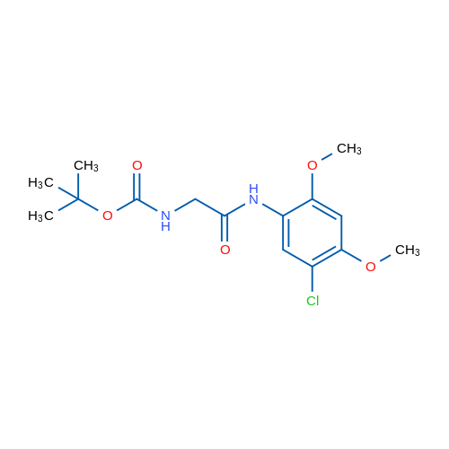 tert-Butyl N-{[(5-chloro-2,4-dimethoxyphenyl)carbamoyl]methyl}carbamate 1g