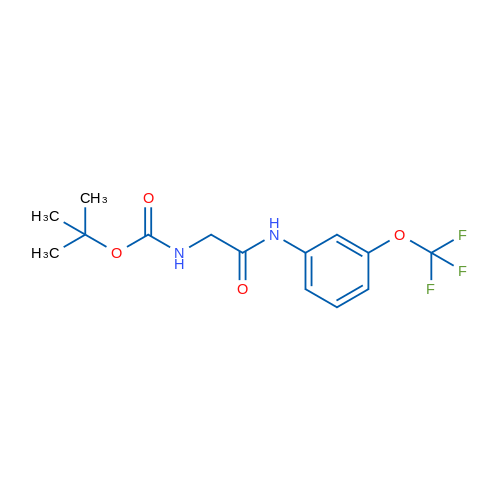 tert-Butyl N-({[3-(trifluoromethoxy)phenyl]carbamoyl}methyl)carbamate 1g
