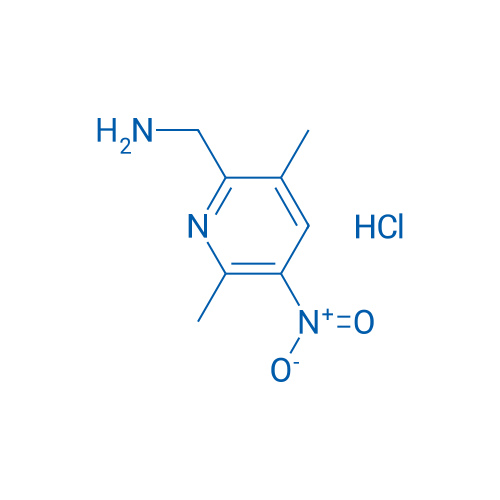 (3,6-Dimethyl-5-nitropyridin-2-yl)methanamine hydrochloride 100mg