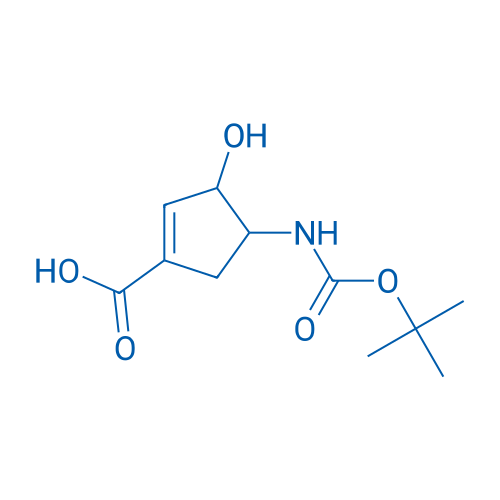 4-{[(tert-butoxy)carbonyl]amino}-3-hydroxycyclopent-1-ene-1-carboxylic acid 10g